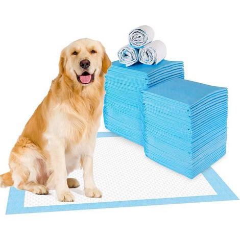 Tapis éducateurs pour Chiens 50Pcs 60x45cm Super-absorbance apprentissage de proprete Pour Pets Chien (1/3)