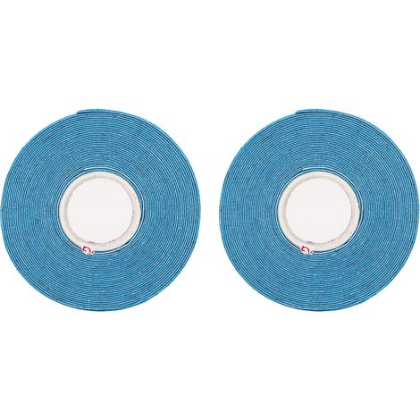 2 Bandes de Kinésiologie 5cm x 5m pour Récupération Sportive, Bleu Azur - Ruban Thérapeutique Musculaire (1/5)