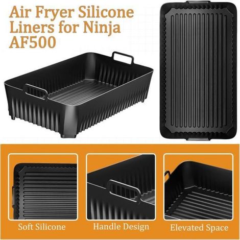 Accessoire Air Fryer Moule en silicone pour Ninja Foodi Flex 10,4 L AF500EU Accessoires pour cuisson saine (1/4)
