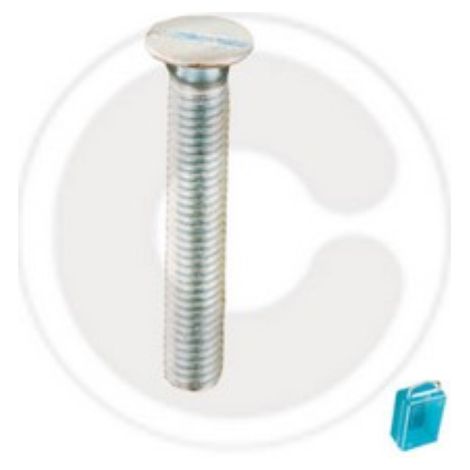 20 vis mA talliques A tA te plate Vis 5x30 mm avec A crous en acier zinguA