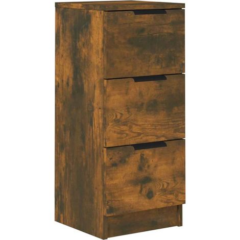 Maison Exclusive - Aparador madera contrachapada color roble ahum (1/5)