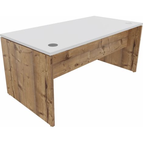 Bureau droit individuel pieds panneaux Serenity (1/5)