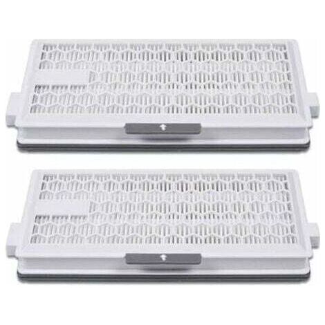 2er-Pack Airclean Plus 50 HEPA-Filter für Miele Complete C3 Powerline Staubsauger, S8340, Air Clean SF-HA 50 für Complete C2 C3 Compact C1 C2-2, 2er-Pack Ersatzteile