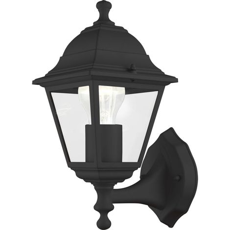 Eglo Außen-Wandleuchte Belfort 1 schwarz E27, max. 60 W Außen-Wandleuchte