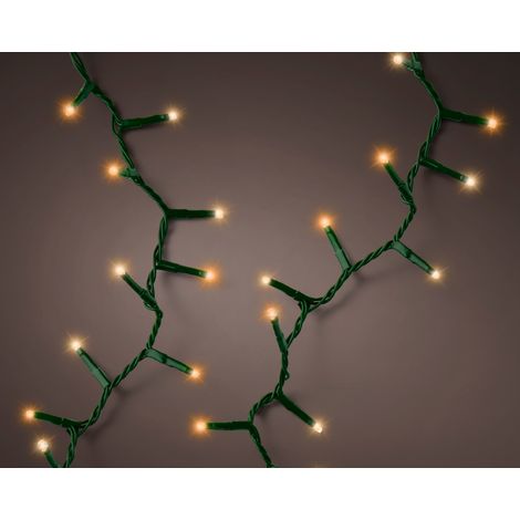 Lumières De Noël 1000 Led Blanc Chaud 2250Cm 8 Fonctions (1/3)