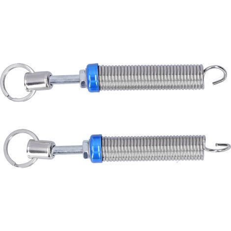 2 ressorts de levage de coffre réglables et automatiques pour hayon de voiture, dispositif d'ouverture à distance (montée/descente), argent/bleu (1/5)