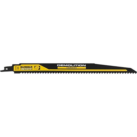 Dewalt DT20439-QZ Lama Seghetto Diritto Carbide 6TPI 230mm Legno Chiodato