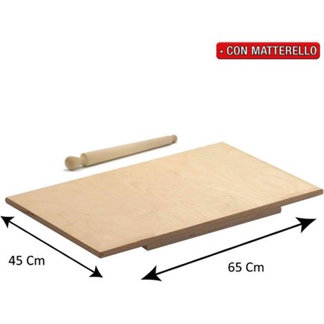 Spianatoia asse stendi pasta con mattarello