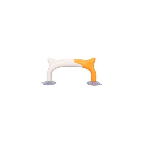 Gelb-weißer Linealgriff, einfache und ergonomische Montage, starker Saugnapf, ABS-PVC-Quiltlinealgriff – Crezuo
