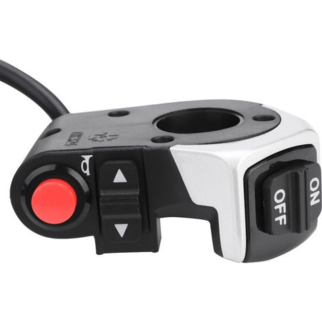Phare avant vélo électrique multifonction avec avertisseur, feux clignotants et commande