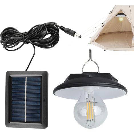 Lampe Solaire Pour Abri - Suspension Intérieure/extérieure Lampes À Détecteur De Mouvement D'intérieur Éclairage Automatique Pour Clôture Piscine Poulailler Allée Garage Terrasse Et Jardin (1/5)