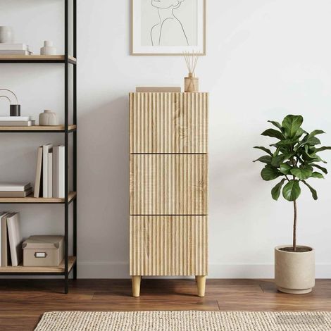 vidaXL Armoire à tiroirs Chêne Sonoma 33 x 34,5 x 90 cm (1/5)