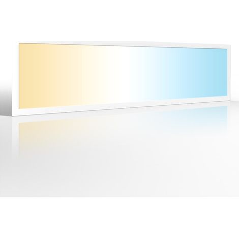 CCT LED Panel 120x30cm 24V 40W Rahmen weiss (1/5)