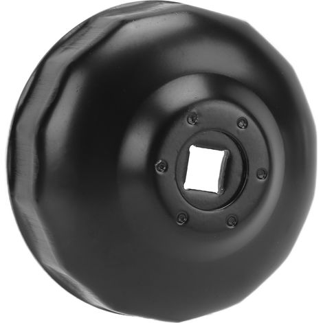 Clé à douille pour filtre à huile 76mm/3.0in 14 pans noire remplacement K75 K100 R1100 R1150 R1200 (1/5)