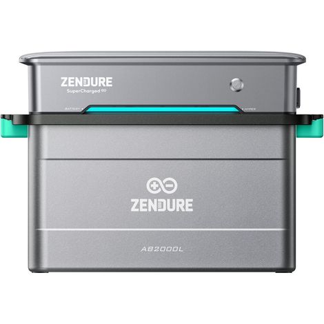 Zendure SolarFlow Hyper 2000 – Balkonkraftwerk mit Speicher, 1800W Solar, 1200W bidirektionales AC, integrierter Mikrowechselrichter, 1200W Ausgang, TOU, mit AB2000X (1/5)