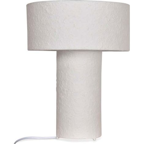 Lampe à poser en papier mâché blanc - Opjet (1/5)