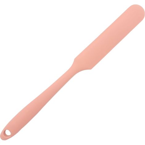 Spatule longue en silicone, grattoir pour bols ou bocaux, parfaite pour étaler du glaçage ou du glaçage sur des gâteaux (rose clair) (1/5)