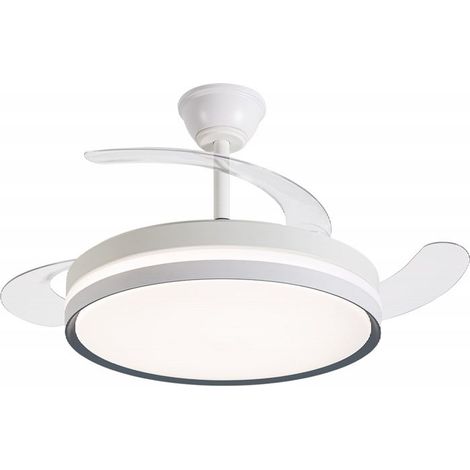 Ventilador de Techo Daewoo DW5007 30W 3 Aspas Retráctiles 6 Velocidades LED Regulable Control Remoto APP 42" (1/4)