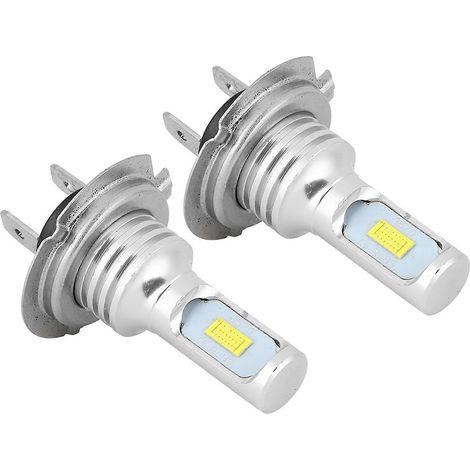 Phares antibrouillard universels à LED H7 80 W 6000 K pour voitures, blancs, 12 V