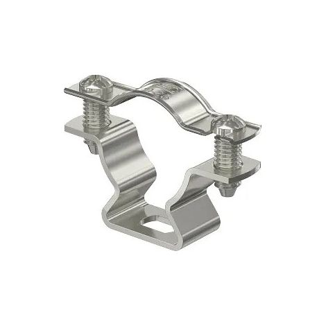 OBO Bettermann Collier d'écartement avec trou oblong 20-25mm Acier inoxydable, inoxydable A2 1.4301, 1362986 (1/2)