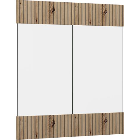 Küchenfront R-Line, Artisan-Eiche, 59.2 x 59 cm Möbelfront für den Hängeglasschrank, Vicco (1/5)