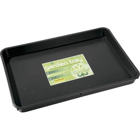 1 Plateau De Culture Noir 9 Litres En Polypropylène Recyclé Pour Semis Et Serre
