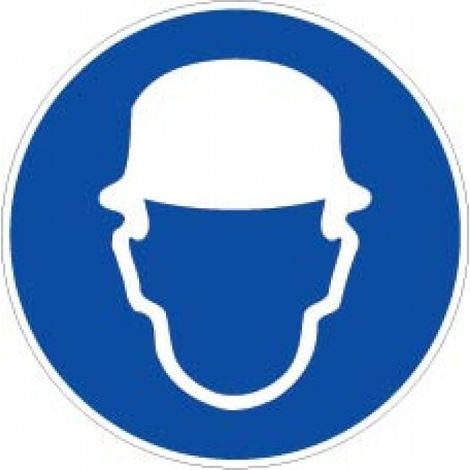 Hinweisschild Port Casqu Obligt 300 Hart
