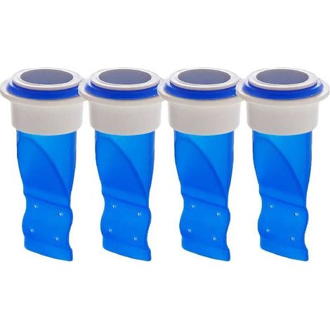 Clapet anti-retour, siphon d'évier réglable en silicone, adapté aux tuyaux de plomberie de salle de bain et de cuisine (bleu 4)
