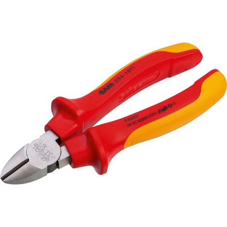 Pince coupante SAM Pinces coupantes diagonales d'électricien 160 mm ( Prix pour 1 ) (1/2)