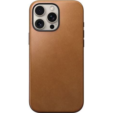 Nomad kryt Modern Leather Case Magsafe pre iPhone 16 Pro Max - English Tan (1/5)