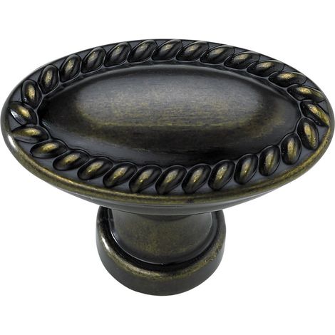 Hettich Möbelknopf bronze 21,0 x 35,0 mm - 1 Stück Möbelbeschläge