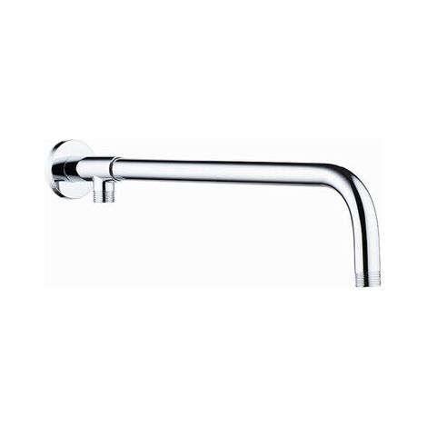 Rallonge de bras de douche murale, rallonge de pommeau de douche de 37 cm en acier inoxydable G1/2 (1/4)