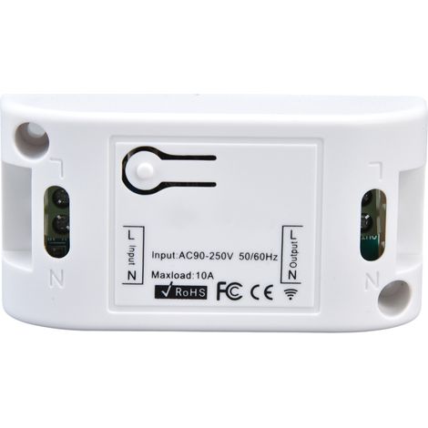 Interrupteur WiFi intelligent avec télécommande RF 90-250V AC pour contrôle d'éclairage domestique (1/5)