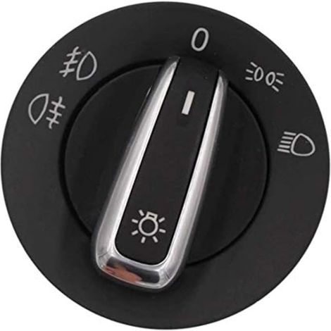 Interrupteur de phares chromé d'origine (OEM) 3B0 941 531 3BD941531 pour VW Golf Passat Lupo Bora Polo (1/4)