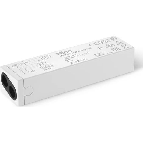 Nice – Récepteur radio pour motorisation – Module BiDi-Awning 433,92 MHz – 30 émetteurs mémorisables – Protection surcharges et surchauffe