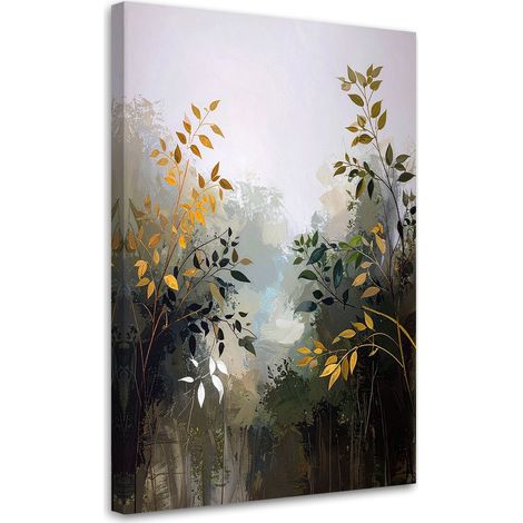 Leinwandbild Abstrakte Blätter Pflanzen Natur 20x30 (1/5)