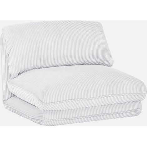 Sillón convertible de pana gruesa, 1 plaza (1/5)