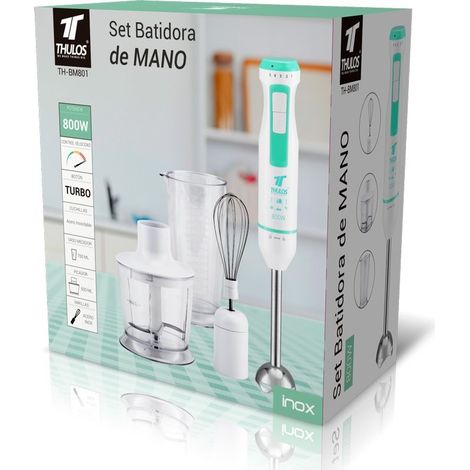 Batidora Batidora de Mano THULOS TH-BM801 800W (1/2)