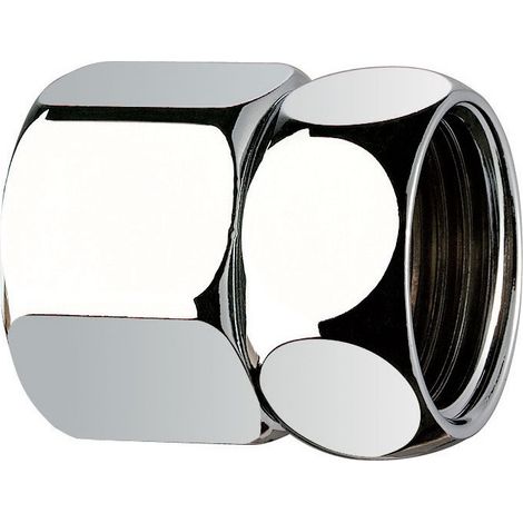 [820015.2P-delabie] Raccord fou à écrou prisonnier Delabie 820015.2P FF1/2" laiton chromé (1/2)