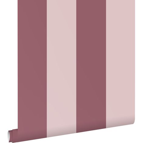 papier peint à rayures mauve violet - ESTAhome (1/5)