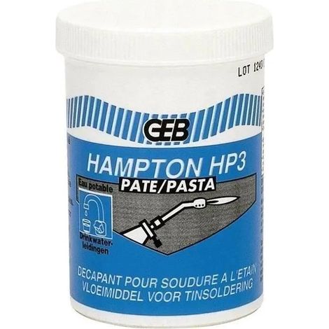 Pâte Décapante Hampton étain Biodégradable, Sans Plomb, Soudures étain - Geb