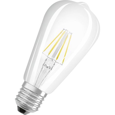 Osram Edison ampoule LED 7W verre clair filament vintage (1/5)