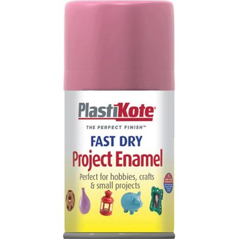 PlastiKote 440.0001150.046 Fast Dry Enamel Aerosol Hot Pink 100ml PKT115S (1/3)