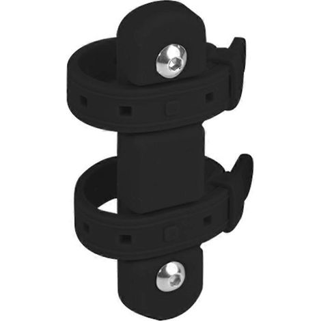 Schwarzer Silikon-Fahrradflaschenhalteradapter (1/5)