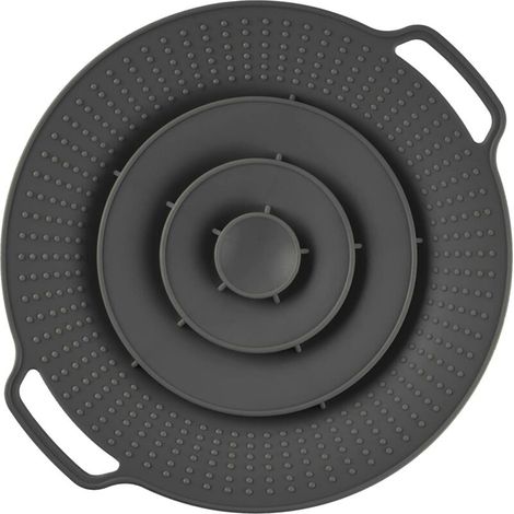 Silikon-Überlaufschutzdeckel für Kochtöpfe – geeignet für Durchmesser von 8 bis 11 Zoll, spart Wasser, hitzebeständig & flexibel - Crezuo (1/4)