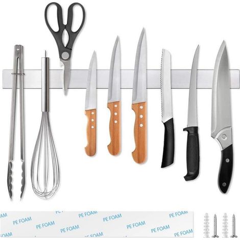 Messerleiste Magnet selbstklebend 50cm ohne Bohren 20inch (1/5)