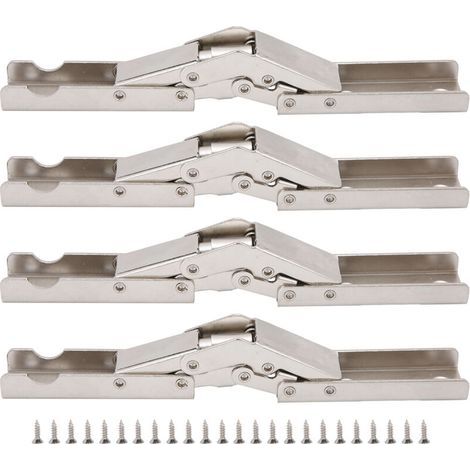 Les charnières de porte et les charnières de pont sont fabriquées en acier laminé à froid et sont livrées avec des vis, convenant aux caves à vin, aux bibliothèques et aux armoires.