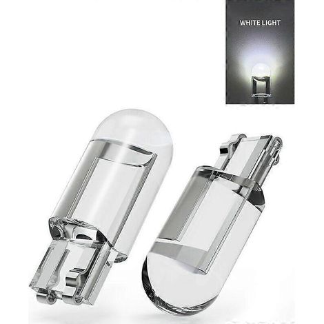 10 ampoules LED T10 W5W 194 168 501 blanches pour éclairage intérieur de plaque d'immatriculation et de position. (1/5)
