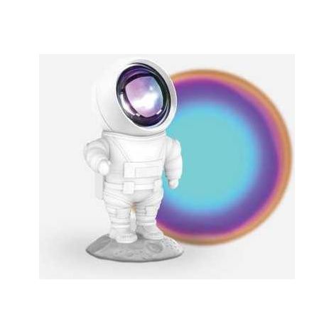 Lampara Astronauta Proyeccion Azul Arcoiris Infant METRONIC