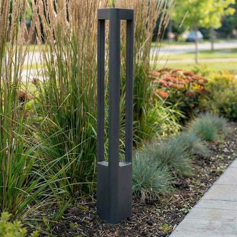 [GEBRAUCHT] B-Ware Lucande Wegeleuchte Gartenleuchte Pirron LED anthrazit 80cm IP54 Leuchte (1/2)